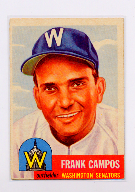 1953 Topps #51 Frank Campos DP