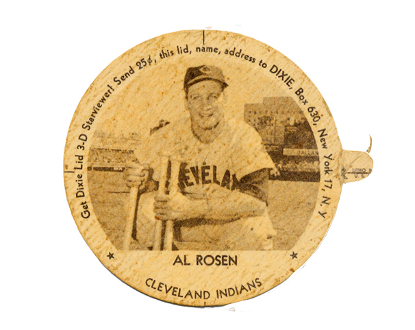 1954 Dixie Lids #14 Al Rosen