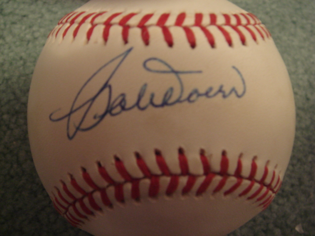 Bob Doerr Autographed Official A.L. Baseball With COA