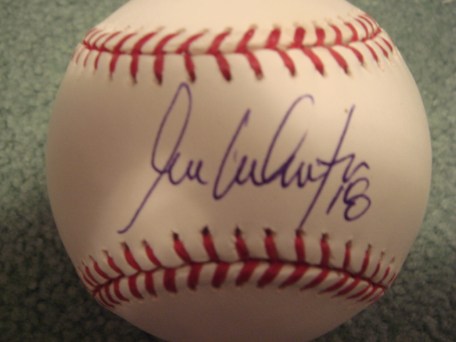 Jose Valentin Autographed Official MLB  Baseball With Steiner COA