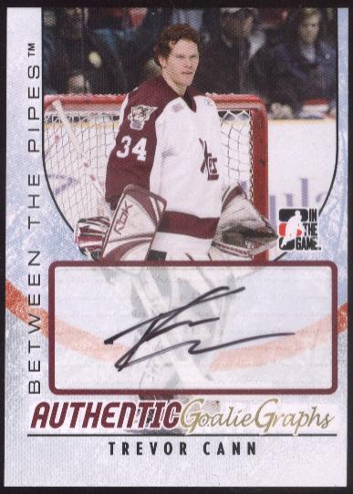 2007-08 Between The Pipes Autographs #ATC Trevor Cann