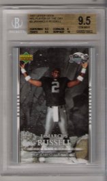 2007 Upper Deck NFL Player of Jamarcus Russell BGS  9.5 RARE ROOKIE!!