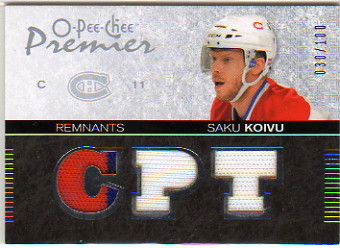 2007-08 OPC Premier Remnants Triples #PRSK Saku Koivu/100