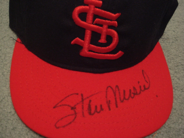 Stan Musial Autographed St. Louis Cardinals Cap With PSA COA