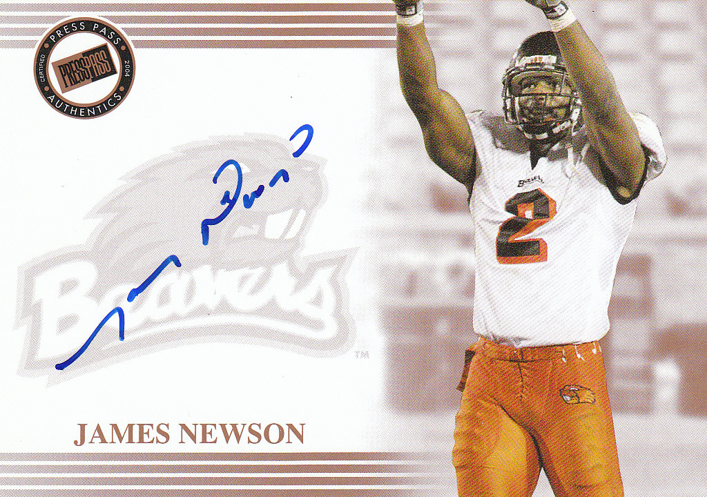 2004 Press Pass Autographs Bronze #30 James Newson