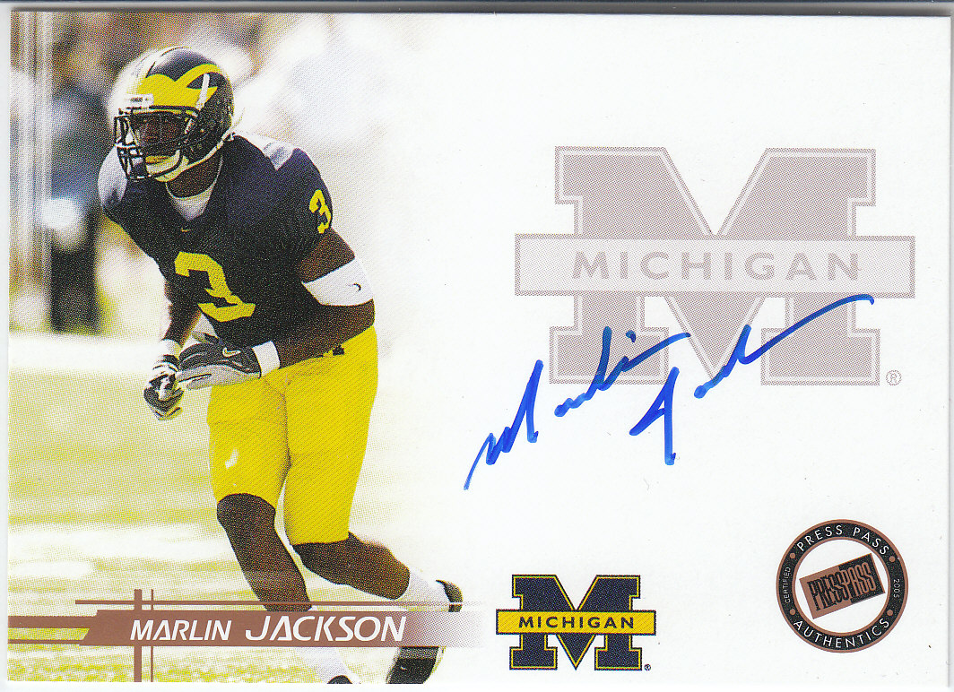 2005 Press Pass Autographs Bronze #31 Marlin Jackson