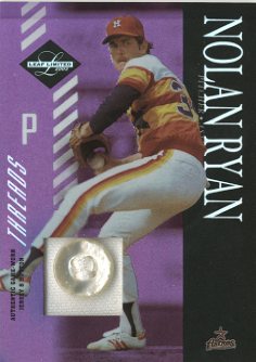 2003 Leaf Limited Threads Button #160 Nolan Ryan Astros