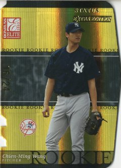 2003 Donruss Elite Extra Edition Status Gold #3 Chien-Ming Wang