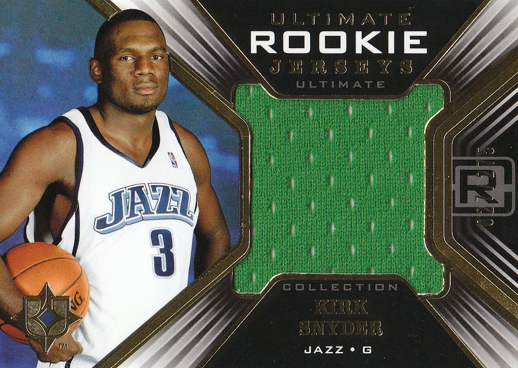 2004-05 Ultimate Collection Rookie Jerseys #KS Kirk Snyder