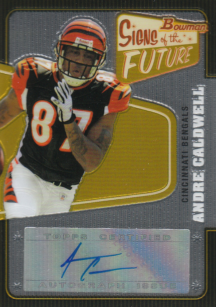 2008 Bowman Signs of the Future #SFAC Andre Caldwell C