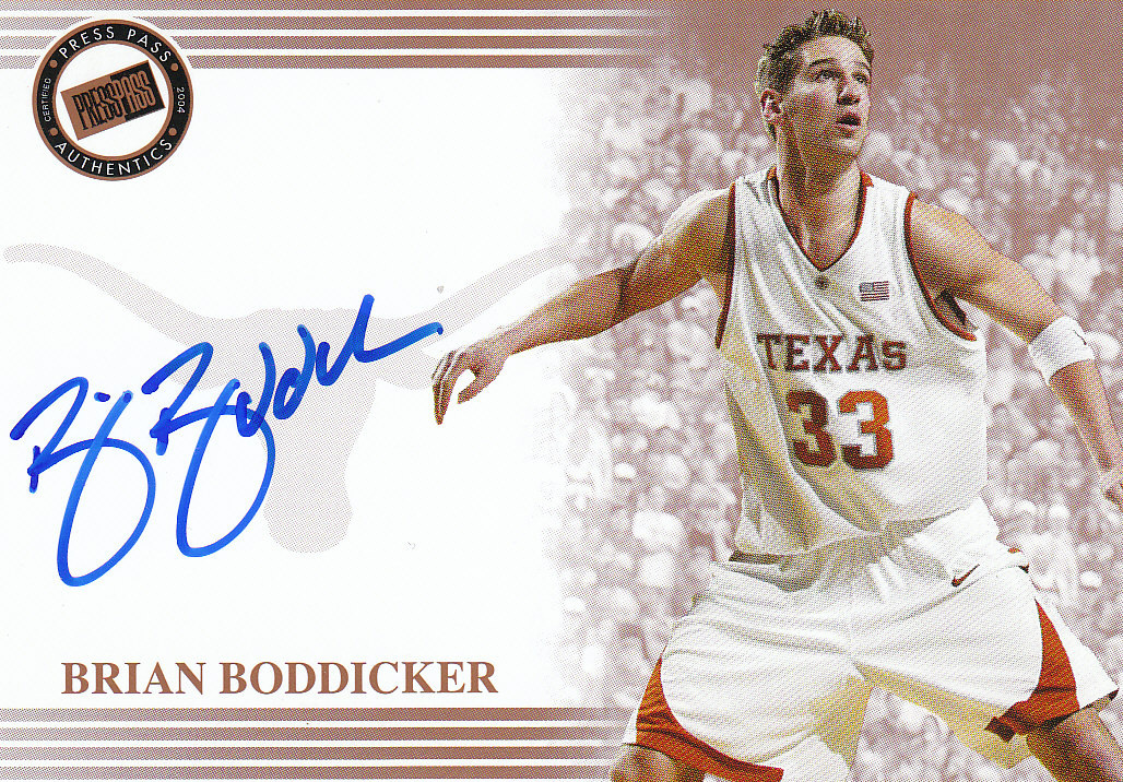 2004 Press Pass Autographs #4 Brian Boddicker