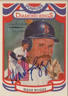 2002 Diamond Kings Recollection Autographs #4 Wade Boggs 84 DK/6