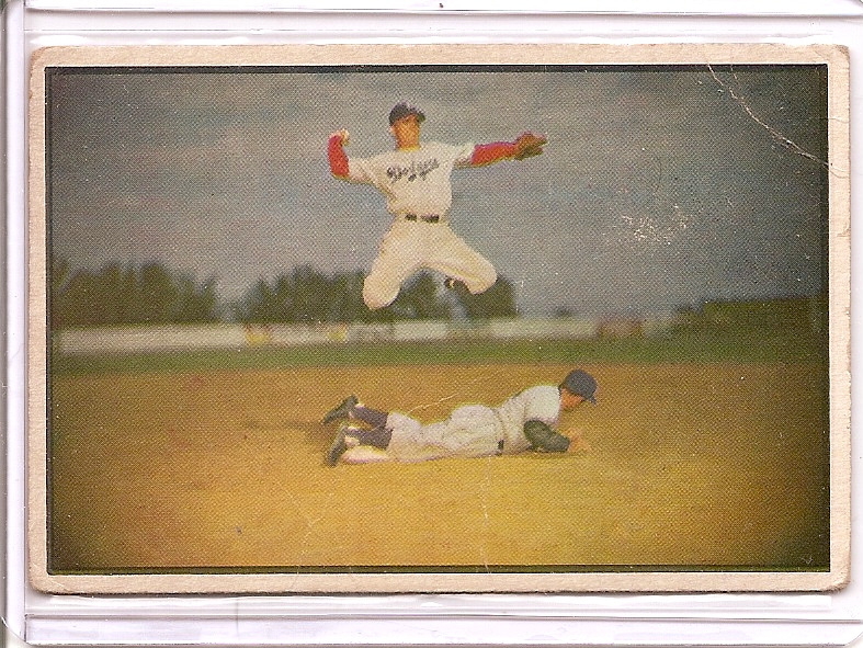 1953 Bowman Color #33 Pee Wee Reese