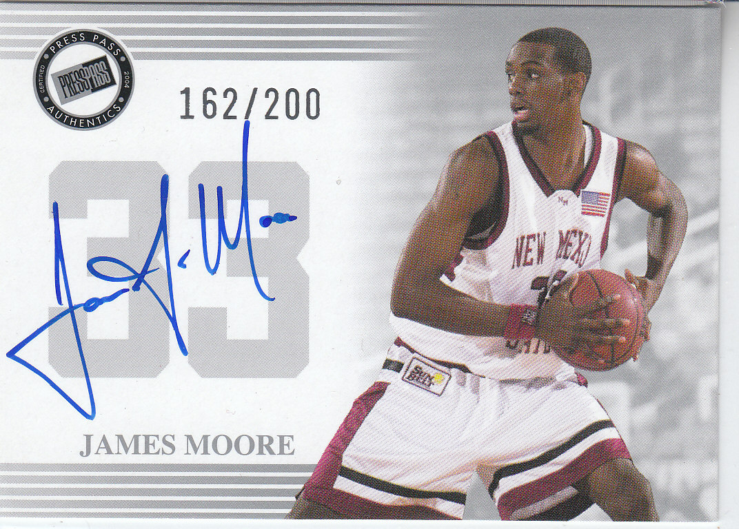 2004 Press Pass Autographs Silver #21 James Moore