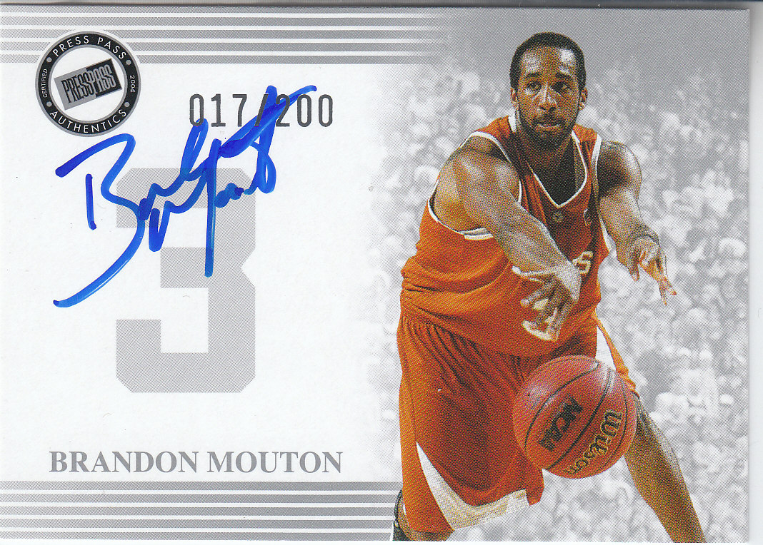 2004 Press Pass Autographs Silver #22 Brandon Mouton