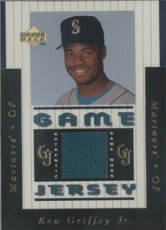  Ken Griffey JR. 2002 Upper Deck Game-Worn Jersey Card