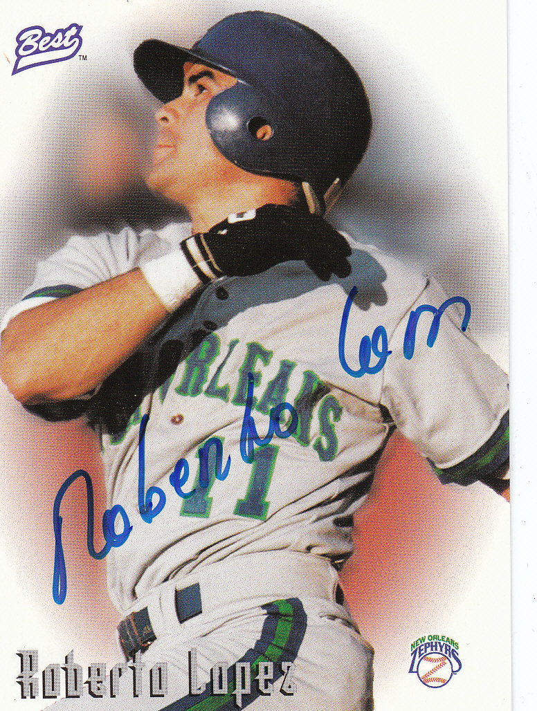 1997 Best Autographs Autograph Series #30 Roberto Lopez