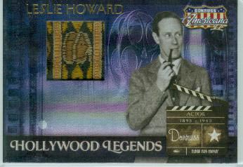 2008 Americana II Hollywood Legends Material #59 Leslie Howard/500