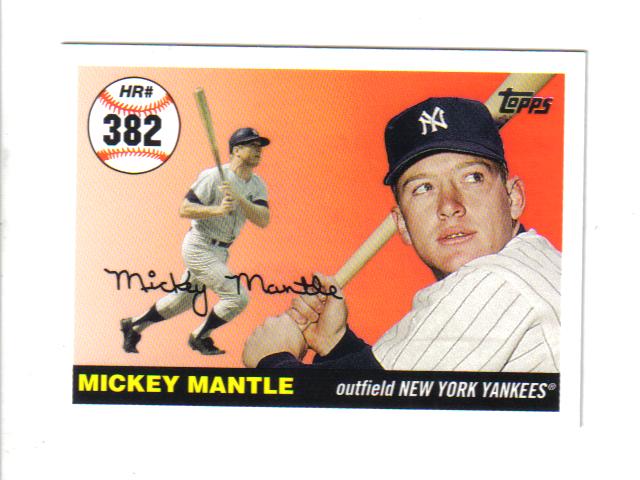 2006 Topps Mantle Home Run History #382 Mickey Mantle