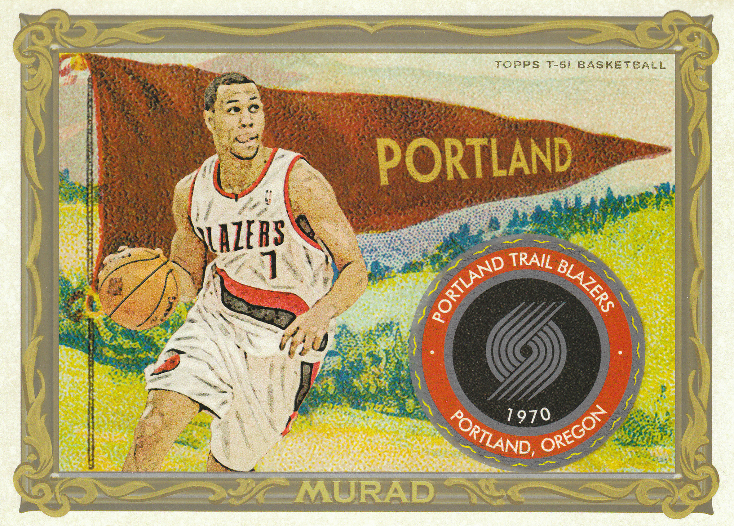 2008-09 Topps T51 Murad T6 Cabinets Silver #T6BR Brandon Roy