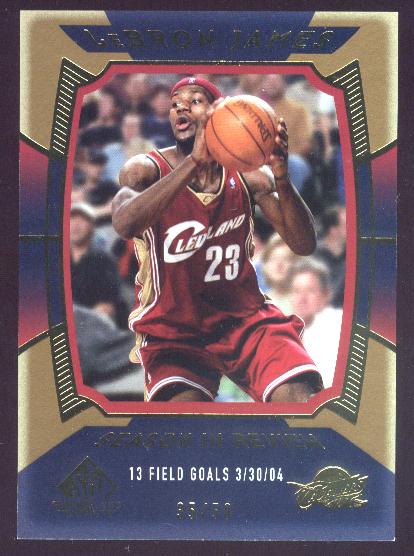 2004-05 SP Game Used Parallel #161 LeBron James SIR
