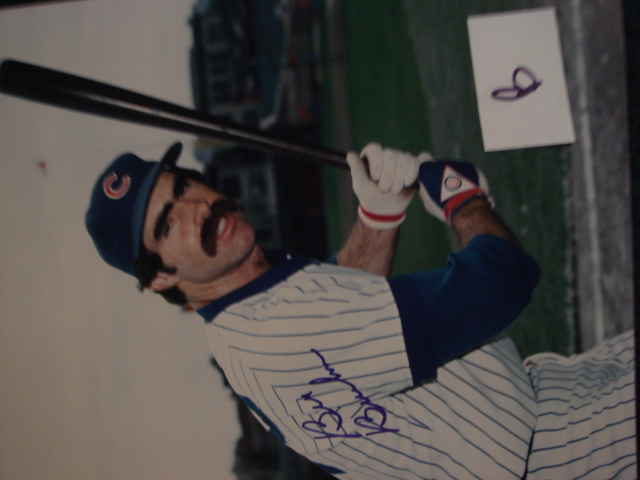 Bill Buckner Autographed 8 X 10 Cubs Picture With COA pose B
