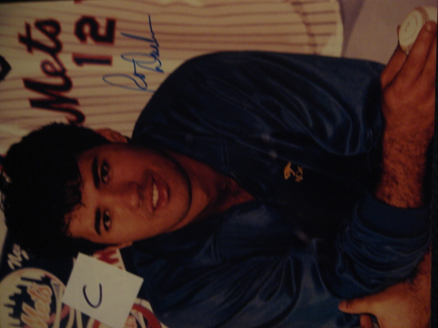 Ron Darling Autographed 8 X 10 MetsPicture With COA  pose C