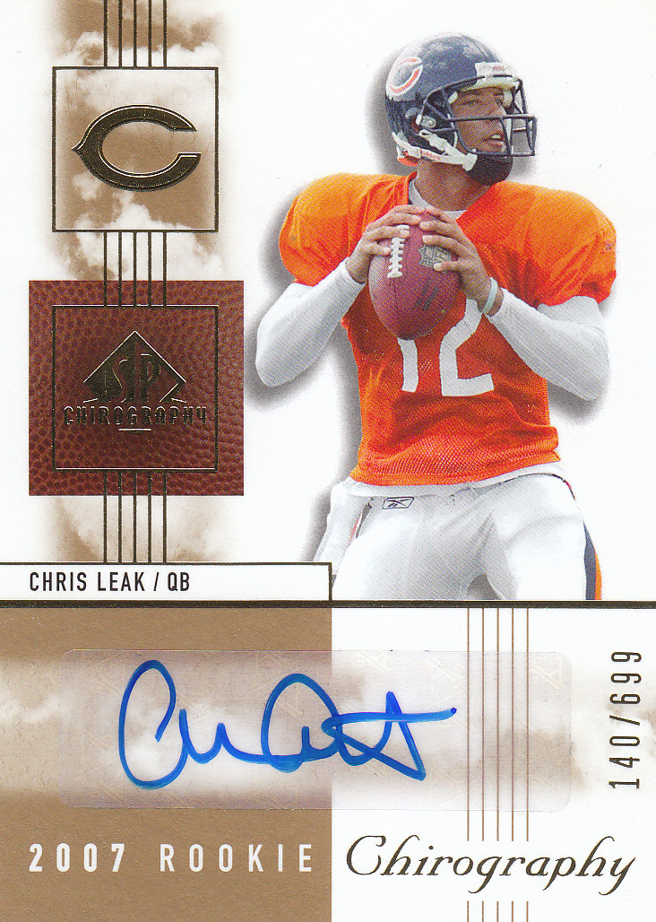 2007 SP Chirography (Upper Deck) Football Cards - Picture 5 of 43