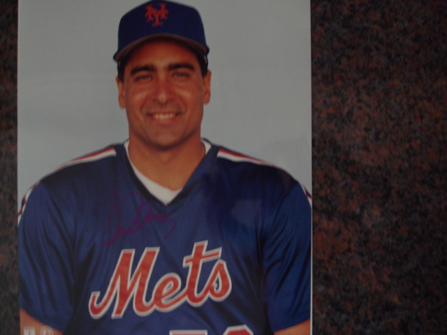 Sid Fernandez Autographed 8 X 10 Mets Picture With COA