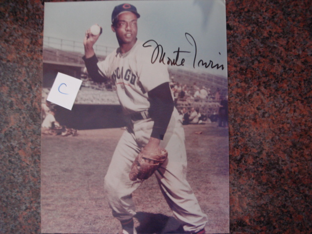 Monte Irvin Autographed 8 X 10 Cubs Picture With COA pose C