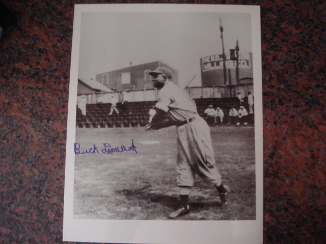 Buck Leonard Autographed 8 X 10 Picture With COA