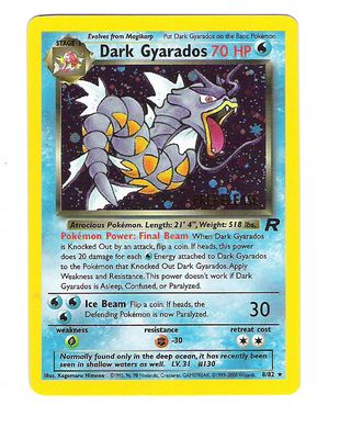 1999-02 Pokemon Wizards of the Coast American Promos #0 Dark Gyarados HOLO (Pre-rel.)