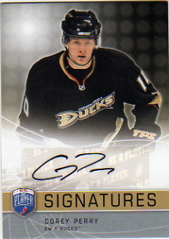 2008-09 Be A Player Signatures #SCP Corey Perry