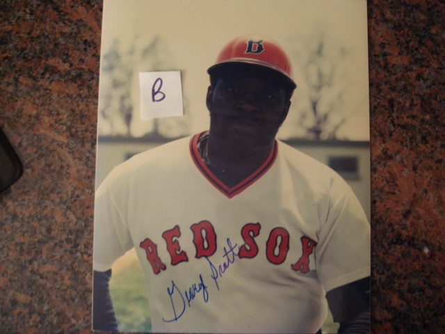 George Scott Autographed 8 X 10 Red Sox Picture With COA Pose B