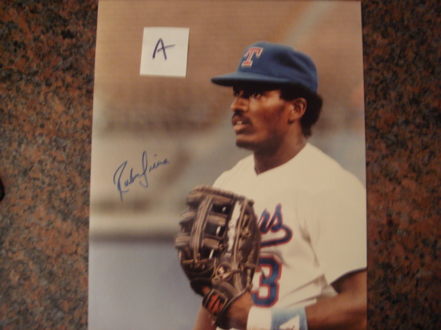 Ruben Sierra Autographed 8 X 10 Ranger  Picture With COA pose A