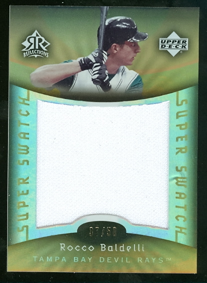 2005 Reflections Super Swatch #RB Rocco Baldelli