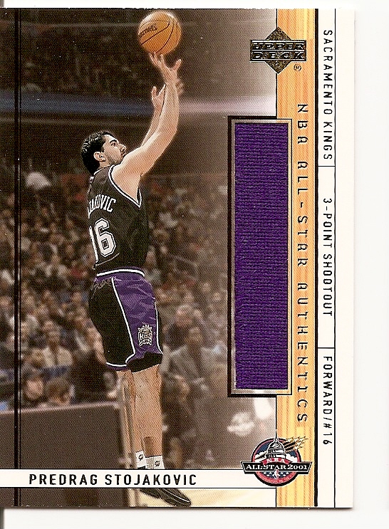 2001-02 Upper Deck NBA All-Star Authentics #PSAS Peja Stojakovic
