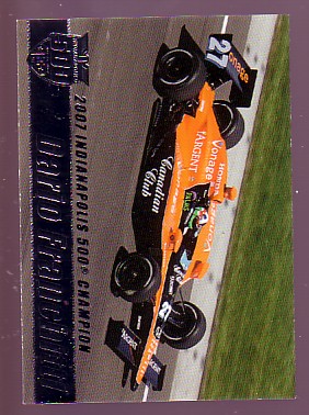 2007 Rittenhouse IRL Road to Victory Indy 500 #V3 Dario Franchitti