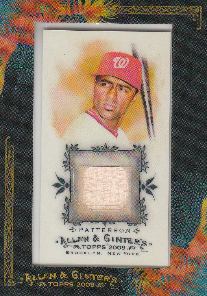 2009 Topps Allen and Ginter Relics #CP Corey Patterson Bat C