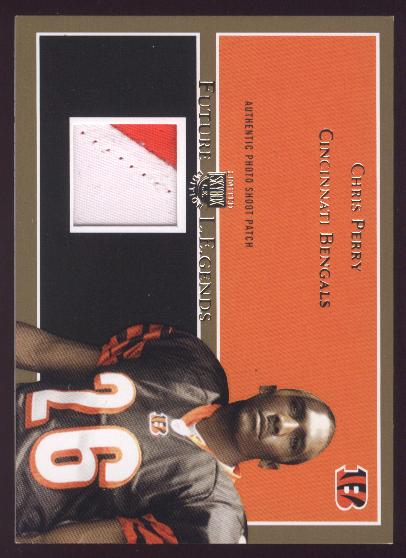 2004 SkyBox LE Future Legends Jerseys Gold Patch #FLCP Chris Perry