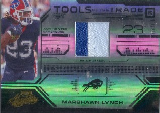 2008 Absolute Memorabilia Tools of the Trade Black Spectrum #48 Marshawn Lynch