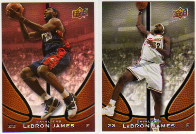 2008-09 Upper Deck Starting Five #LJ LeBron James Promo Card