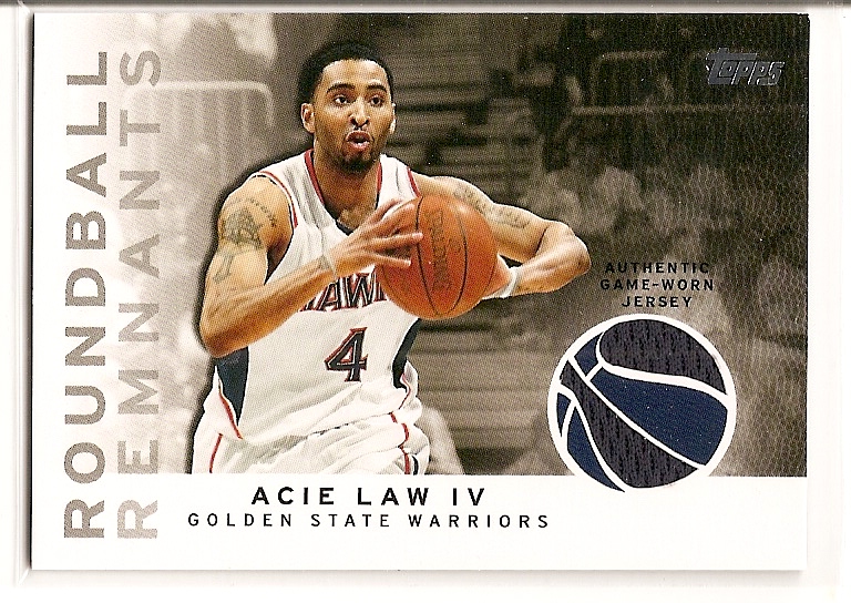 2009-10 Topps Roundball Remnants #RRAL Acie Law A