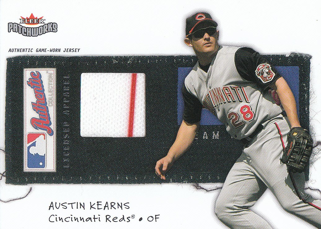 2004 Fleer Patchworks Licensed Apparel #AK Austin Kearns