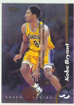 1999 TOPPS FINEST KOBE BRYANT-