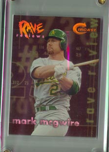 1997 Skybox Circa Baseball #7 Rave Reviews MARK McGWIRE NICE!!