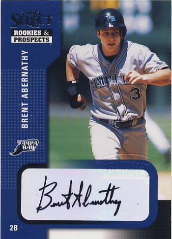 2002 Select Rookies and Prospects #13 Brent Abernathy