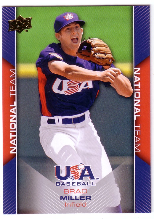 2009-10 USA Baseball #USA17 Brad Miller
