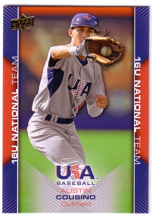 2009-10 USA Baseball #USA45 Austin Cousino
