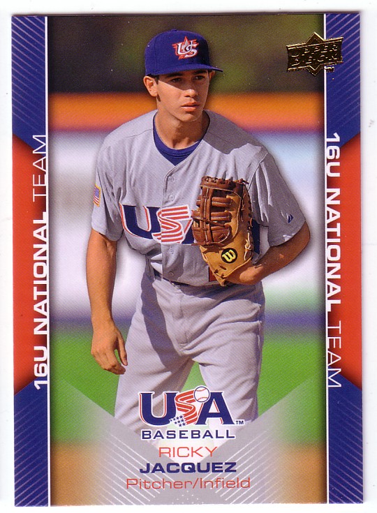 2009-10 USA Baseball #USA53 Ricardo Jacquez